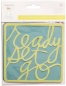 Preview: Heidi Swapp 4" x 4" Cards - Die Cut Phrases 12 Stk.