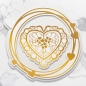 Preview: Couture Creations Cut, Foil & Emboss Nesting Dies - Lace Heart Frame
