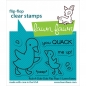 Preview: Lawn Fawn Clear Stamps - Rub-A-Dub-Dub Flip-Flop