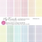 Preview: MFT Design Papier 6" x 6" - Rainbow Grid *Limitiert*