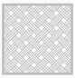 Preview: MFT - 6" x 6" Schablone - Stencil Basket Weave