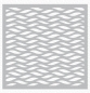 Preview: MFT - 6" x 6" Schablone - Wavy Lines