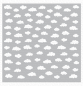 Preview: MFT - 6" x 6" Scene Stencil - Tiny Clouds Stencil