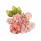 Preview: Prima Marketing Mulberry Paper Flowers - Sweet Things/Strawberry Milkshake 12 Stk.