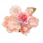 Preview: Prima Marketing Mulberry Paper Flowers - Velvety Smooth/Strawberry Milkshake 6 Stk.