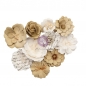 Preview: Prima Marketing Mulberry Paper Flowers - Marbled With Love/Strawberry Milkshake 9 Stk.