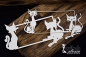 Preview: SnipArt Chipboards Witch Please – Frame with Cats – Layered