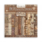 Preview: Stamperia Backgrounds Paper Pad - Coffee And Chocolate