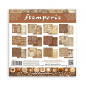 Preview: Stamperia Backgrounds Paper Pad - Coffee And Chocolate