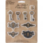 Preview: Tim Holtz - Locket Keys- Schloß und Schlüssel