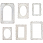 Preview: Tim Holtz Baseboards Frames Lace 