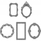 Preview: Tim Holtz - 5 Adornments - Deco Frames