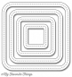 Preview: Die-namic - Single Stitch Line Rounded Square Frames