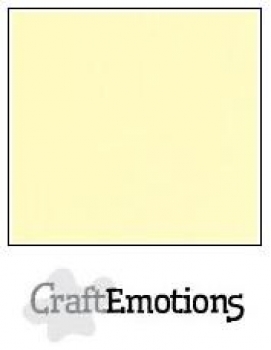 Craft Emotions Leinenkarton - Gelb