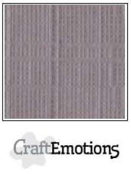 Craft Emotions Leinenkarton - Silber