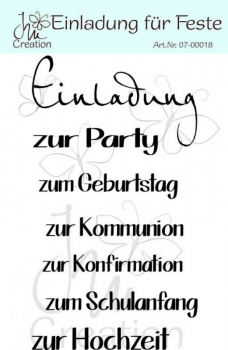 JM Creation - Einladung für Feste