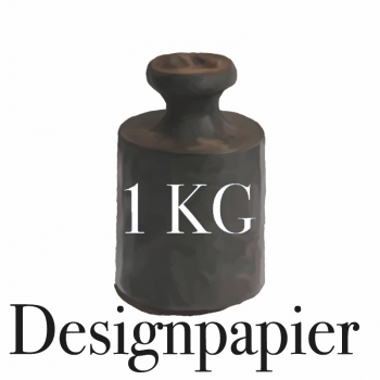 1 Kilogramm gemusterte Papiere (Weihnachten)