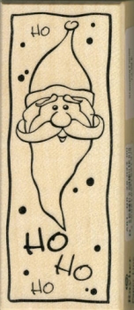 % Ho Ho Ho Holzstempel %