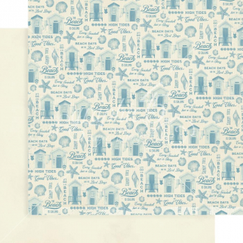 graphic 45 12" x 12" Patterns & Solids Pack - The Beach Is Calling