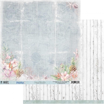 49 and Market Island Paradise - Tropical Paradise 12" x 12" 