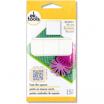 EK Tool 3D-Klebepunkte Eckig 15 Stck.