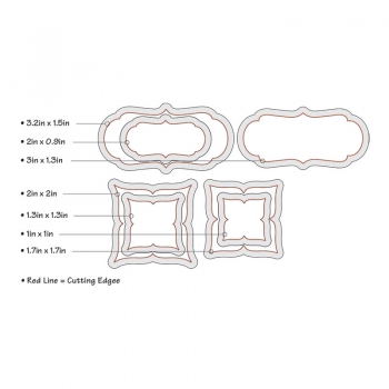 Sizzix Framelits - Charmes Fancy