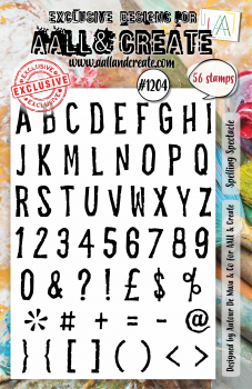 AALL & CREATE Clear Stamps - Spelling Spectacle - 1024