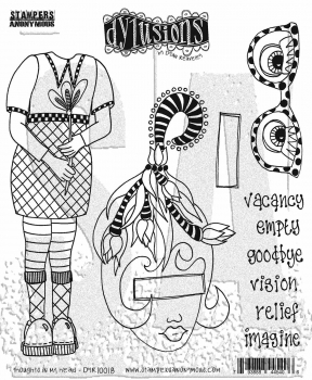 Dylusion Stempelset - thoughts in my head