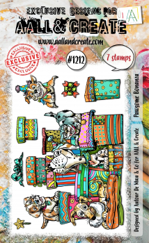 AALL & CREATE Clear Stamps - Pawsome Bonanza #1212