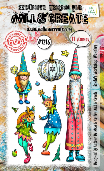AALL & CREATE Clear Stamps - Santa's Workshop Wonders #1216