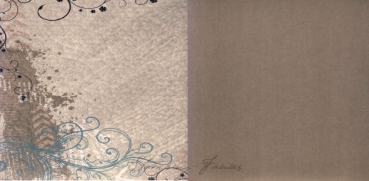 braun Schnörkel / schlicht braun