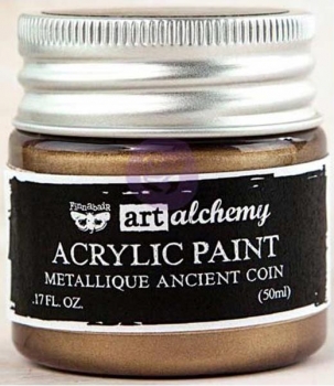 Prima Marketing Acrylic Paint - Metallique Ancient Coin