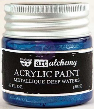Prima Marketing Acrylic Paint - Metallique Deep Water