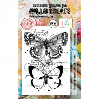 AALL & CREATE Clear Stamps - Delicate Wings #826