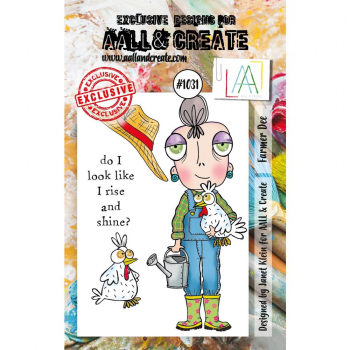 AALL & CREATE Clear Stamps - Farmer Dee #1031