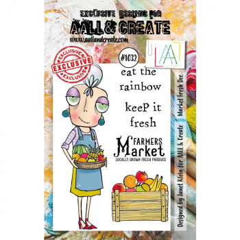 AALL & CREATE Clear Stamps - Market Fresh Dee #1032