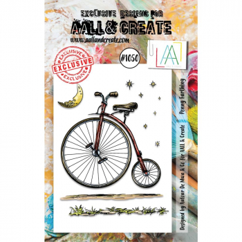 AALL & CREATE Clear Stamps - Penny Farthing #1050