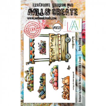 AALL & CREATE Clear Stamps - Versi Trolley #1059