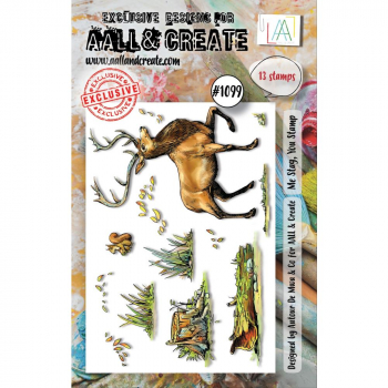 AALL & CREATE Clear Stamps - Me Stag, You Stamp #1099