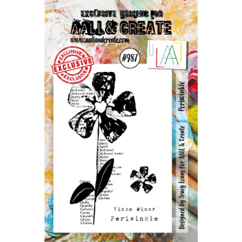 AALL & CREATE Clear Stamps - Periwinkle #987