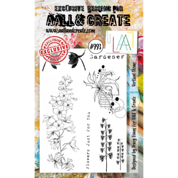 AALL & CREATE Clear Stamps - Vertical Stems #993