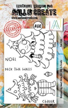 AALL & CREATE Clear Stamps - Tree Kids #610