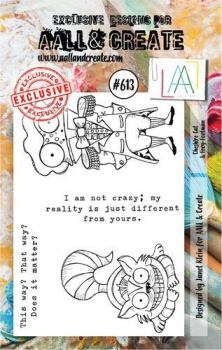 AALL & CREATE Clear Stamps - Cheshire Cat & Frog-Footman #613