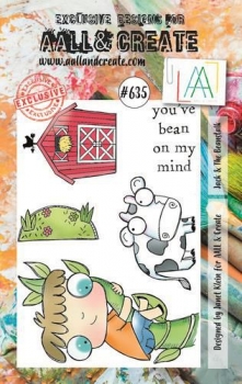 AALL & CREATE Clear Stamps - Jack & the Beanstalk #635