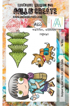 AALL & CREATE Clear Stamps - The Hike #655