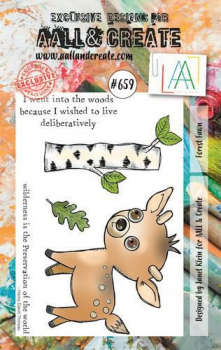 AALL & CREATE Clear Stamps - Forest Fawn #659