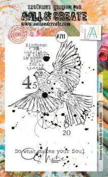 AALL & CREATE Clear Stamps - Airborne #711