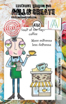 AALL & CREATE Clear Stamps - Barista Dee #760