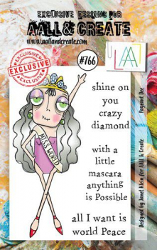 AALL & CREATE Clear Stamps - Pageant Dee #766