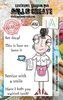 AALL & CREATE Clear Stamps - Waitress Dee #767